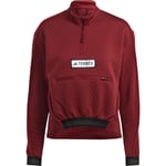 adidas Terrex Utilitas 1/2 Zip Genser Dame - Bordeaux - str. XL