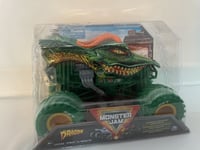 Monster Jam Dragon Green 1:24 Scale Hot Wheels Monster Truck Brand New SEALED