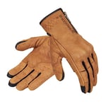 BROGER Florida Lady Gants de Moto en Cuir pour Femme Dyneema Fibre Protège-Cheville perforé Compatible avec écran Tactile