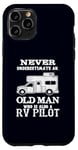 iPhone 11 Pro RV Pilot Camper Caravan Funny Old School Camping Camp Case