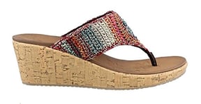 Skechers Cali Women's Beverlee - Dazzled, womens Beverlee Fancy Work Mules, Multi Crochet, 8 UK (11 US)