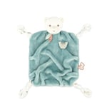 KALOO - Plume - Doudou Ours Vert 26 cm - Doudou Bébé Ultra-Doux - Développe Le Toucher - Facile à Attraper - Boîte Cadeau Personnalisable - Dès la Naissance, K214004