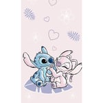 Disney Lilo and Stitch Towel Cotton Beach Bath Pool Angel Pink Children Large