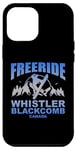 Coque pour iPhone 12 Pro Max Freeride Snowboard Sifflet Blackcomb Canada