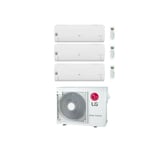 Climatiseur LG trial split inverter libero smart 12+12+12 btu avec mu4r25 r-32 - 12000+12000