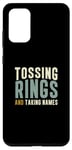 Coque pour Galaxy S20+ Tossing Rings And Taking Names Cool Quoit Ventilateur de lancer d'anneaux