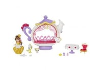 Disney Princess - Salon de thé enchanté de Belle (mini poupée 8 cm, accessoires)