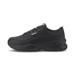 Puma Women Cilia Mode Sneakers, Puma Black-Puma Silver, 5 UK