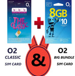 O2 Sim Card New Sealed Classic & big bundle  Pay As You Go 02 MINI MICRO NANO ❗