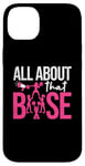 Coque pour iPhone 14 Plus Cheerleading Funny All About That Base Cheer Leader Girls