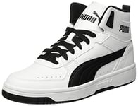 PUMA Unisex Puma Rebound JOY Sneakers, Puma White-Puma Black, 9.5 UK