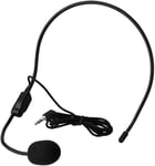 F Micro Journste,Micro Casque Jouet,F Micro,Micro Serre Tete,Micro Tête Ire Quté, Microphone, Microphone À Cnsateur Ire Monté Sur La Tête De 3,5 Mm Pour Haut-Parleur Amplificateur De X[X207]