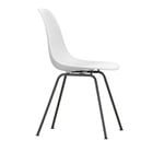 Vitra - Eames RE Plastic Chair DSX 85 Cotton White, Basic Dark Base - Matstolar - Charles & Ray Eames - Vit - Metall/Plast