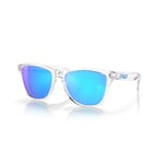 Oakley Frogskins Crystal Clear W/ Prizm Sapph