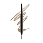 NYX Professional Makeup Crayon à Sourcils Precision Brow, Double-Embout avec Crayon Plat et Goupillon, Teinte : Blonde (01)