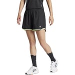 adidas Short Court Run It pour Femme, L, 7,6 cm, Noir, Noir, L