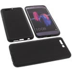 Bag For Huawei Honor 9 Phone Case Protection Cover TPU Rubber Case Black