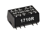 Mean Well Sftn01m-12, 10.8 - 13.2 V, 1 W, 12 V, 0,084 A, 15,2 Mm, 3840 Styck