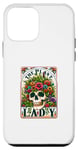 Coque pour iPhone 12 mini The Plant Lady Carte de tarot Halloween Squelette gothique magique