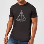 Harry Potter Deathly Hallows Men's T-Shirt - Black - XS