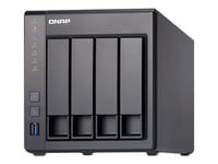 QNAP TS-431X - Serveur NAS - 4 Baies - SATA 6Gb/s - RAID RAID 0, 1, 5, 6, 10, JBOD, disque de réserve 5, 6 disques de secours, disque de réserve 10 - RAM 2 Go - Gigabit Ethernet / 10 Gigabit...