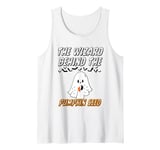 Mens The Wizard behind The Pumpkin Seed Halloween Pregnancy Man Tank Top