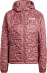 Adidas Women's Terrex Xperior PrimaLoft Loose Fill Insulated Hooded Jacket Quiet Crimson, S