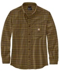 Midweight Flannel L/S Plaid Shirt