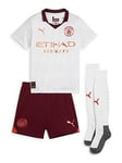 Puma Manchester City 23/24 Away Little Kids Kit