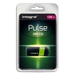 Integral Clé USB 2.0 Pulse - 128 Go verte