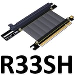 0.27m R33SH Câble d'extension de carte graphique Pcie x16 pci-e 16x, pour châssis Antec CoolMaster Corsair Gigabyte MSI PHANTEKS Deepcool Segotep TT Nipseyteko