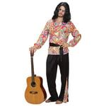 WIDMANN MILANO PARTY FASHION - Costume Hippie Dude, Flower Power, Festival, Costumes de carnaval