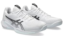 ASICS Homme Solution Speed FF 3 Clay Sneaker, White/Black, 42.5 EU
