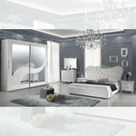 Toscohome - Chambre à coucher complète en blanc - Briel