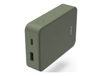 Hama Colour 10 - Strømbank - 10000 Mah - 37 Wh - 3 A - Fast Charge - 2 Utgangskontakter (Usb, 24 Pin Usb-C) - På Kabel: Usb-C - Grønn