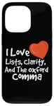 iPhone 13 Pro Oxford Comma Grammar Geek Funny Grammar English Teacher Case