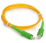 Fiberkabel SC/APC-SC/APC, Gul, 1m