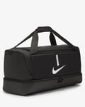 Nike Academy Team Football Hard-Case Large Duffel Bag Elite Ventilated Black 59L