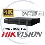 Hikvision Hiwatch DVR HWD-7108MH-G2 8 Canaux 8 Mpixel Hybride 5-en-1 HDTVI/AHD