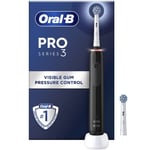 Oral-B Pro 3 Series 3 Eltandborste Black + Extra Refill