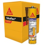 SIKA - Mastic-colle Tout en un multi-usages - Sikaflex 11 FC Purform, Marron - Mastic, joint et collage multi-usages, Intérieur et extérieur - Carton de 12 cartouches 300ml