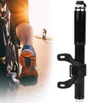 DAUERHAFT Pompe de vélo de Montagne Haute Pression Pompe de vélo de Route gonfleur de Pneu de vélo Peu encombrant, pour vélo de Route de Montagne, adapté aux(with Barometer Pump Black)