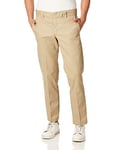 Dickies Men's Slim Taper Stretch Twill Work Pant, Desert Sand V1, 38W x 32L