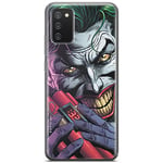 ERT GROUP mobile phone case for Samsung A02S original and officially Licensed DC pattern Joker 013 optimally adapted to the shape of the mobile phone, case made of TPU