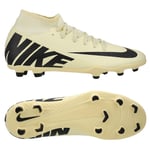 Nike Mercurial Superfly 9 Club Mg Mad Ready - Lemonade/sort, størrelse 43