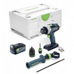 Festool Slagborrmaskin TDC 18/4 I-Basic-5,2 QUADRIVE - Kampanj! Batteri på köpet