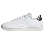 adidas Men's Advantage Base Shoes Sneaker, Core White/Core White/Carbon, 6.5 UK