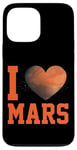 iPhone 13 Pro Max Planet Martian I Love Mars Heart Case