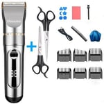 Tondeuse Cheveux Hosome Professionelle Tondeuse sans Fil Rechargeable Multifonctionnelle pour Hommes Enfants Famille