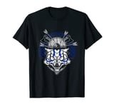 Mens Vintage Vikings Celtic Mythology Fenrir Wolf Runes T-Shirt